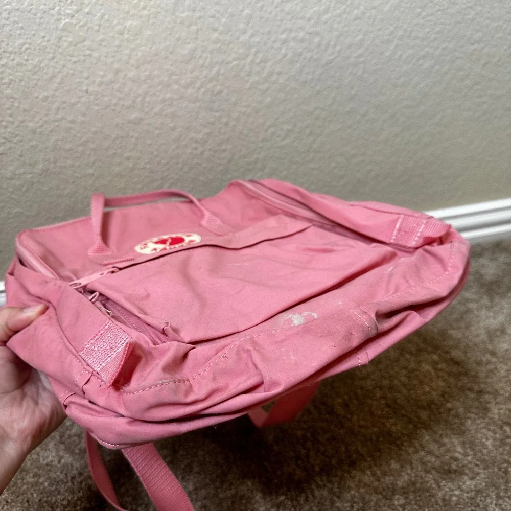 Fjallraven Kanken Classic Backpack Pink Vinylon F 23510 School Bag